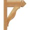 Ekena Millwork Funston Arts & Crafts Rough Sawn Outlooker, Western Red Cedar, 6"W x 14"D x 18"H OUT06X14X18FST03RWR - alternate 2